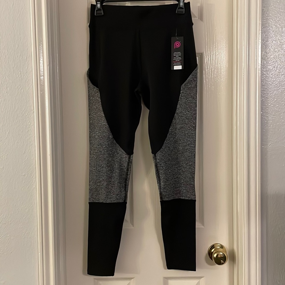 Quinn Pop Fit leggings gray‎ and black